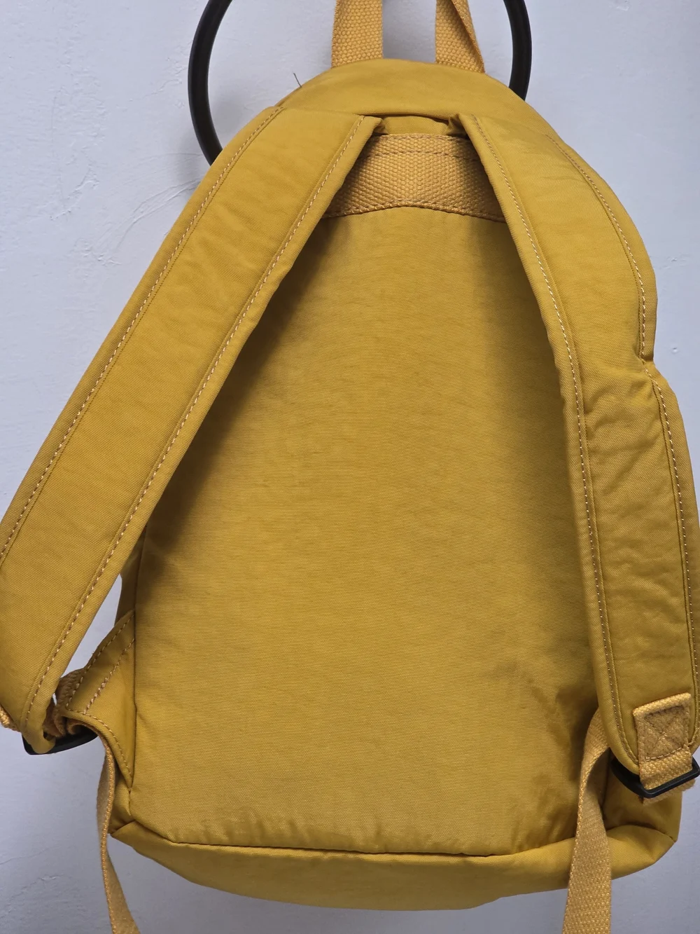 Kipling Bright Seoul XI Yellow Backpack with Myrtle Monkey Charm NWT